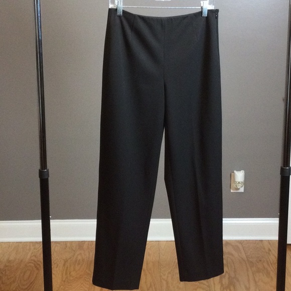 8P Talbots black stretch dress pants - Picture 4 of 15